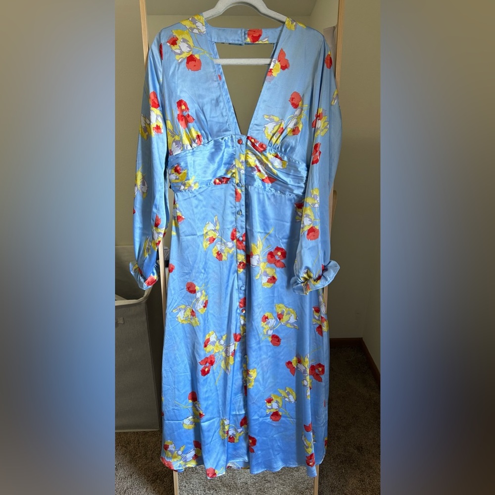 NWOT ASOS floral midi dress